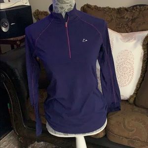 Workout zip up top